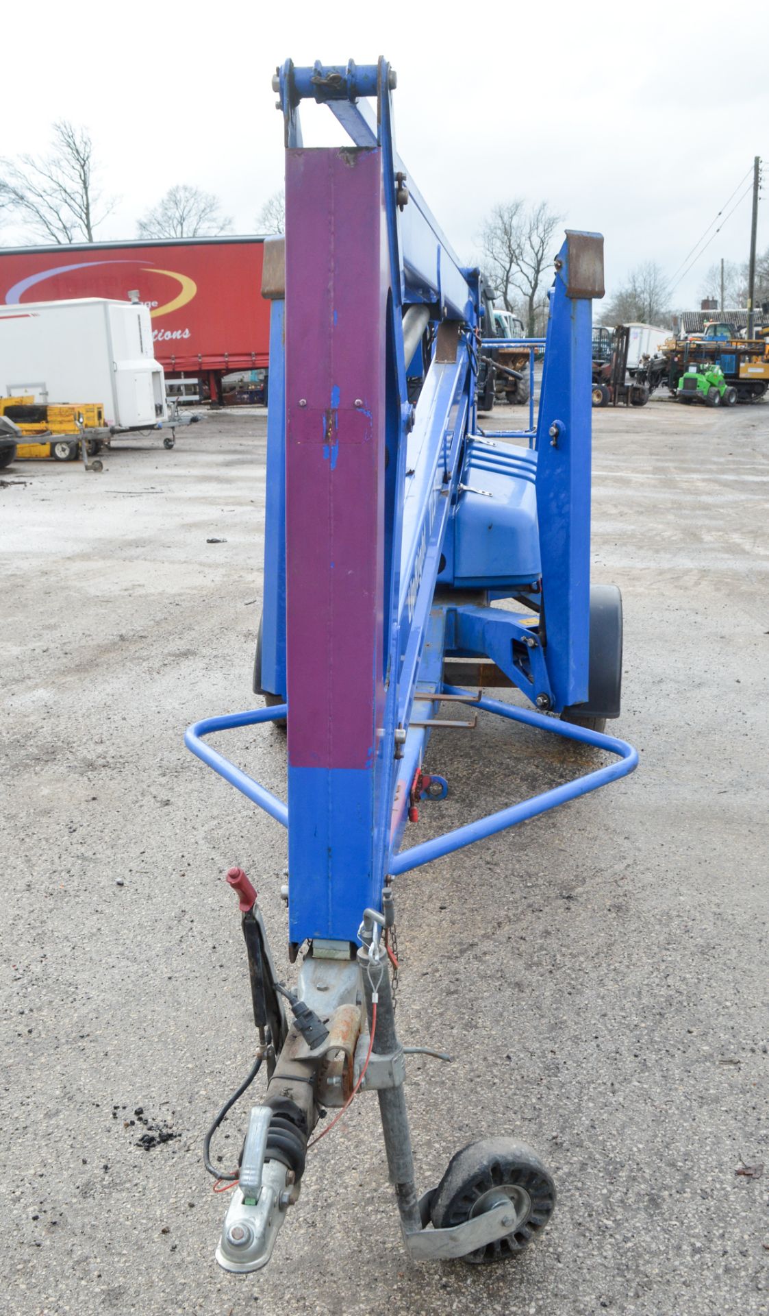 Upright TL37 13 metre battery electric trailer mounted articulated boom access platform Year: 2007 - Image 6 of 8