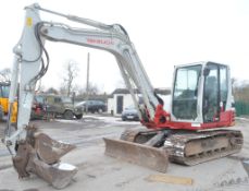 Takeuchi TB285 8.5 tonne steel tracked midi excavator Year: 2013 S/N: 185001002