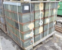 Pallet of 120 steel ammo boxes (Ex MOD)