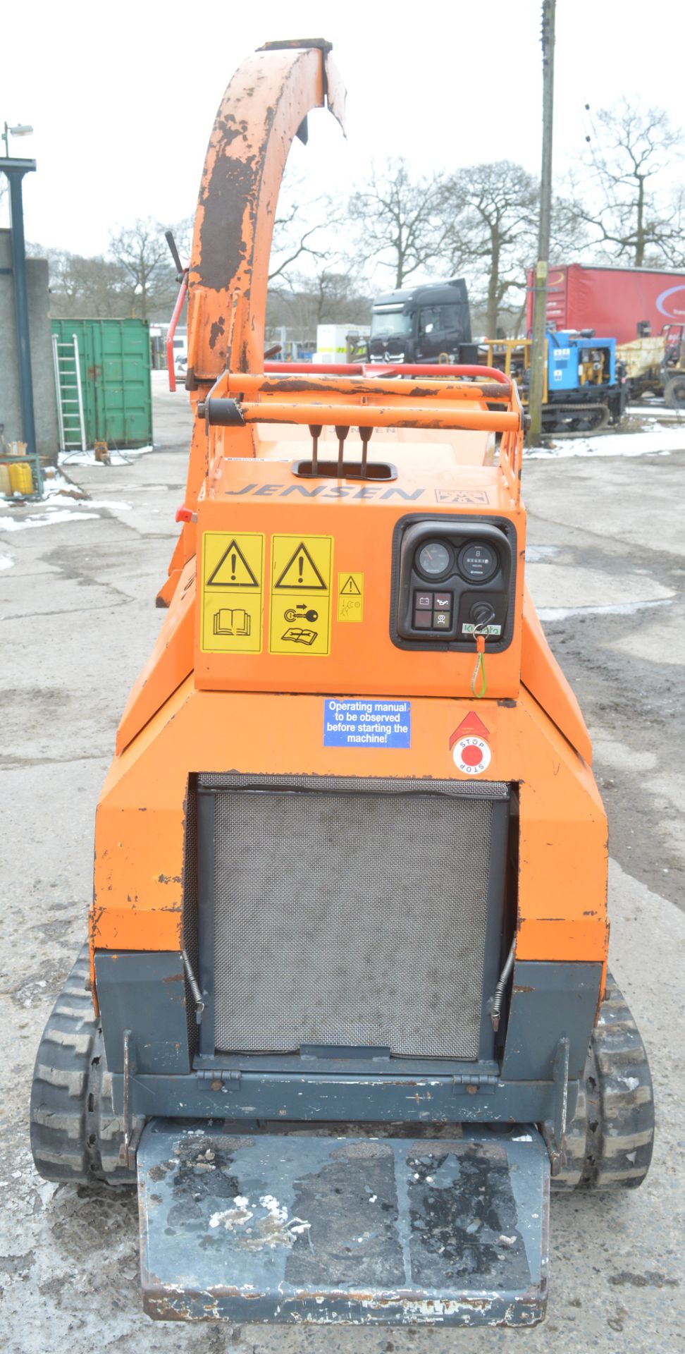 Jensen A530 rubber tracked mobile wood chipper  Year: 2007  S/N: 5507042220 Recorded hours: 1421 - Image 5 of 10