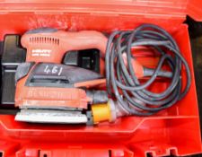 Hilti WFE 450-E 110v orbital sander c/w carry case A684211