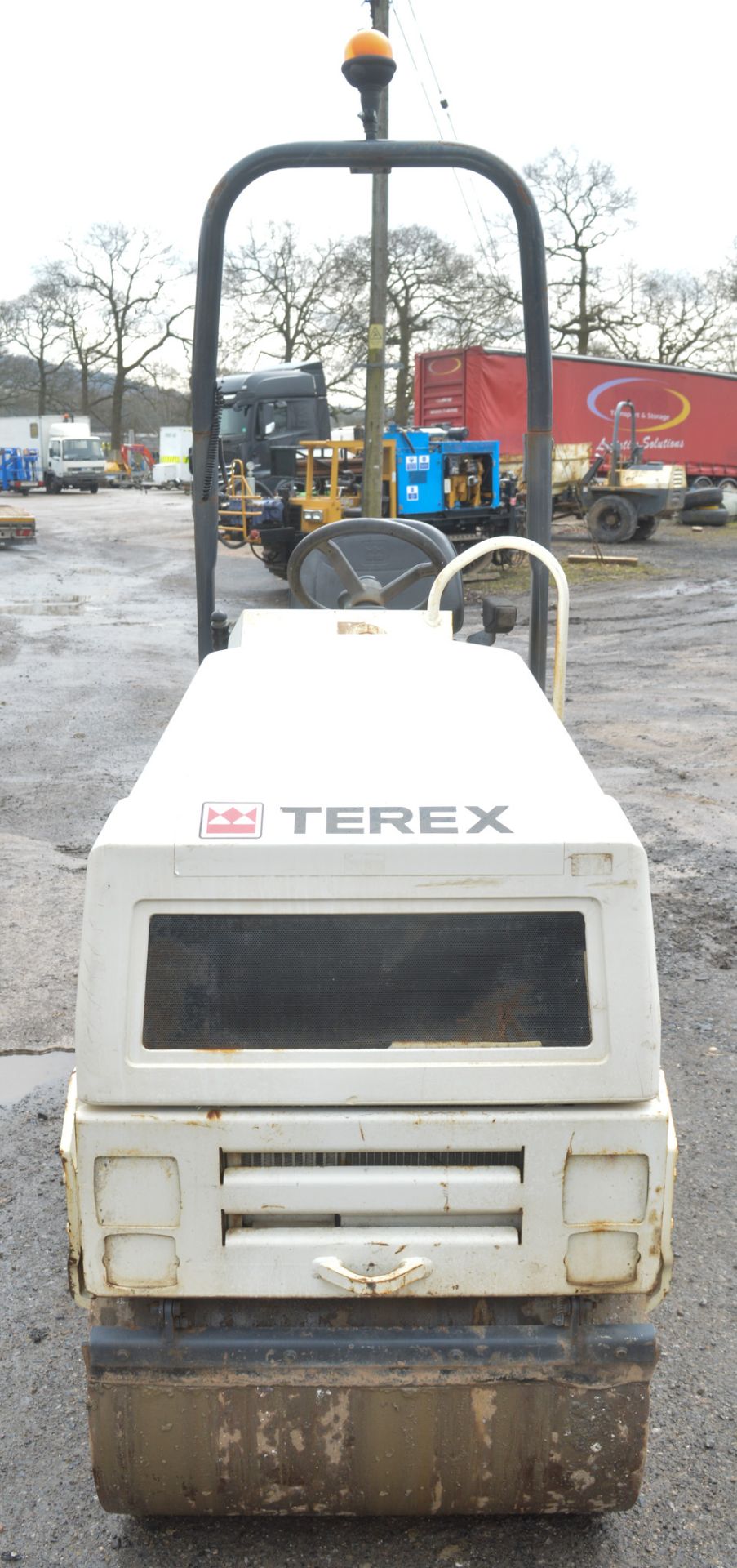 Benford Terex TV800 double drum ride on roller  Year: 2007 S/N: E706HU140  Recorded hours: 930 - Image 6 of 7