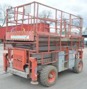 Skyjack SJ881 RT 40 ft 4WD diesel driven scissor lift access platform Year: 2008 S/N: 40000457