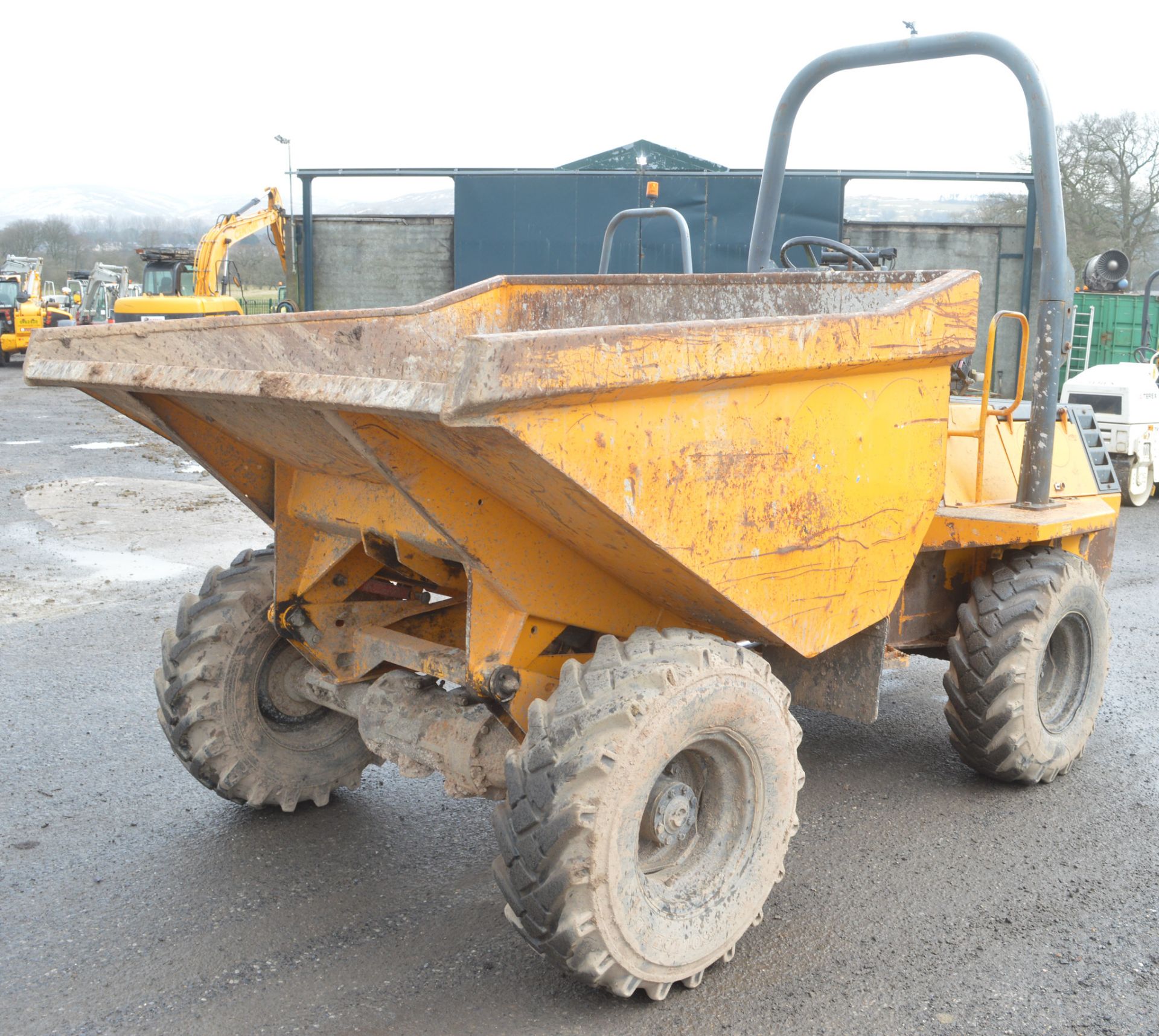 Benford Terex PT3000 3 tonne straight skip dumper  Year: 2004 S/N: E410AR343 Recorded hours: 2191