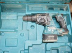 Makita 24v SDS hammer drill c/w carry case **No battery or charger** A636469