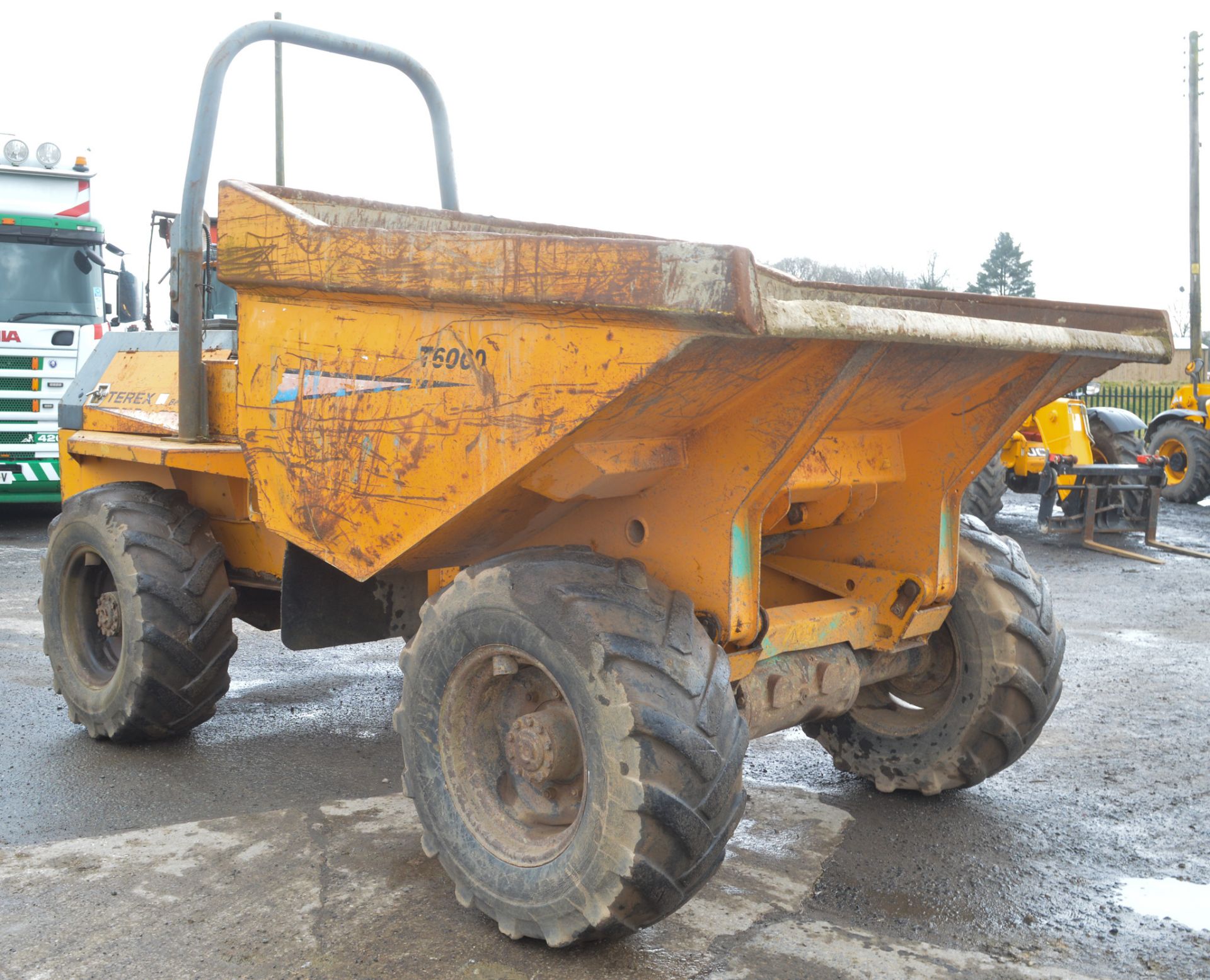 Benford Terex PT6000 6 tonne straight skip dumper Year: 2004 S/N: E403EM025 Recorded Hours: *Clock - Image 2 of 11