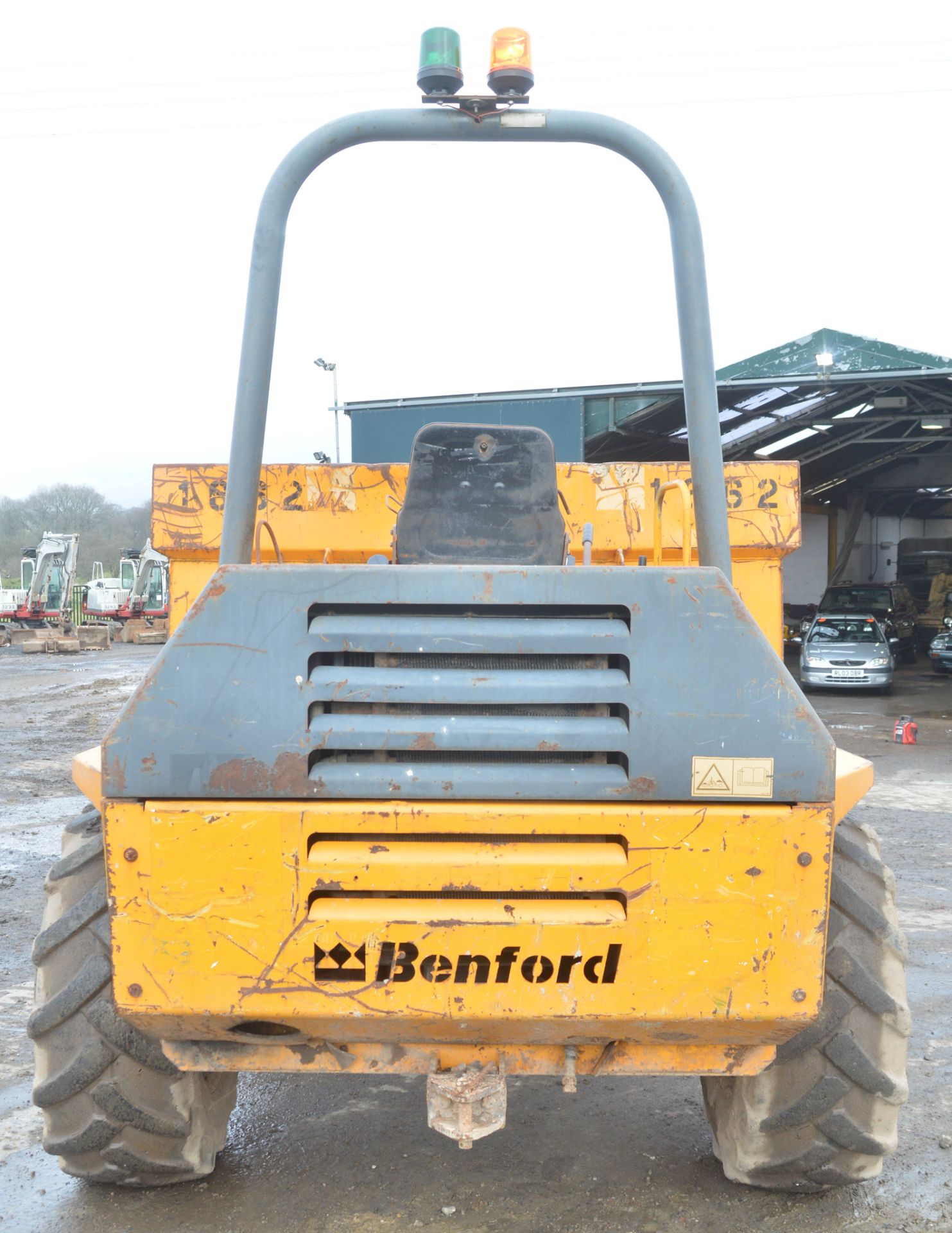 Benford Terex PT6000 6 tonne straight skip dumper Year: 2003 S/N: E311EE446 Recorded Hours: *Clock - Image 6 of 11