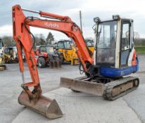 Kubota KX61 2.6 tonne rubber tracked mini excavator Year: 2006 S/N: 55496 Recorded Hours: 6079