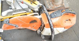 Stihl TS410 petrol driven cut off saw **Pull cord loose**