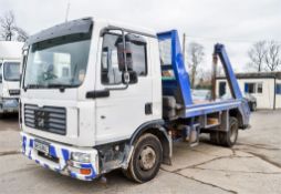 MAN TGL 12 tonne skip loader lorry Registration Number: SN55 BUE Date of Registration: 28/09/2005