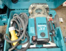 Makita 110v router c/w carry case A662664