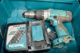Makita cordless power drill c/w charger & carry case **No battery** E0009873
