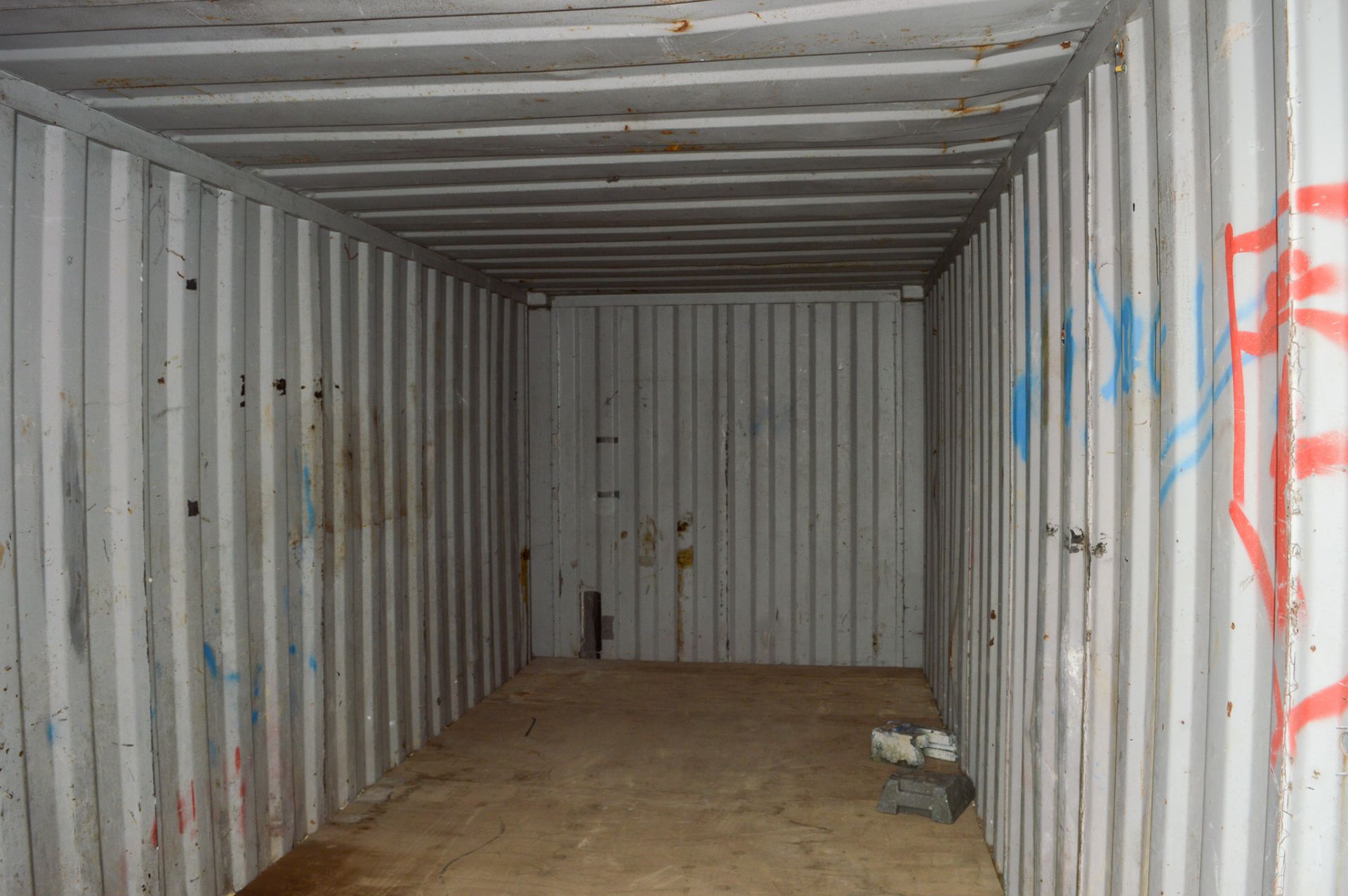 21 ft x 9 ft steel store site unit c/w keys GT45102 - Image 5 of 5