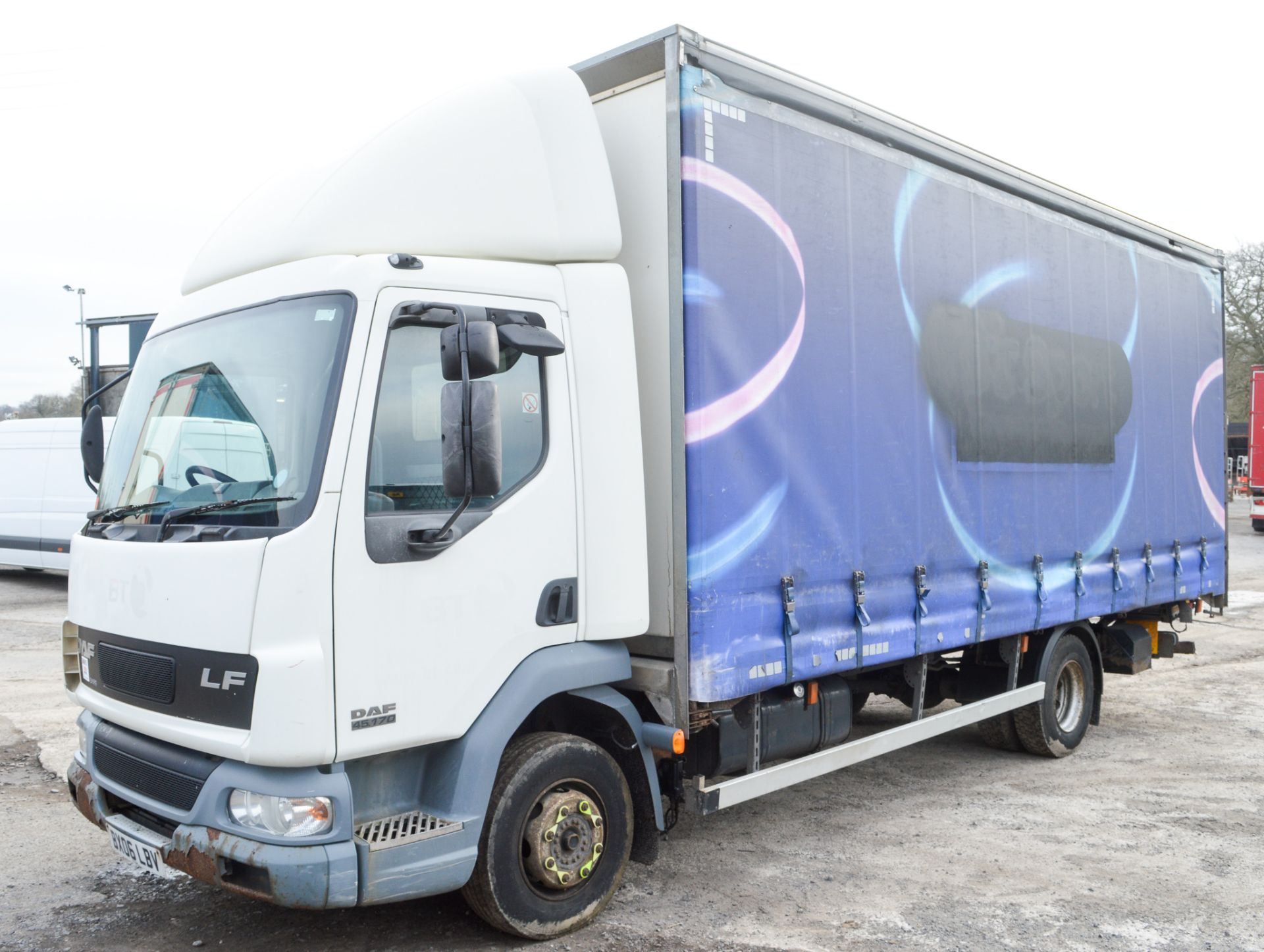 DAF LF 45.150 7.5 tonne curtain sided lorry (Ex BT) Registration Number: BX06 LBV   c/w V5 - Image 2 of 10