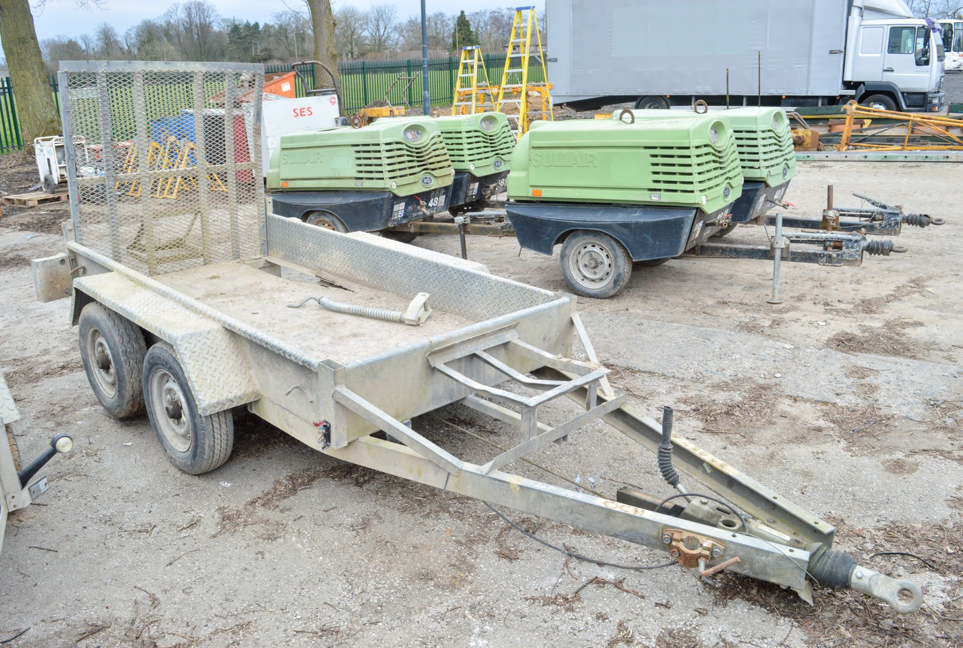 Indespension 8 ft x 4 ft tandem axle plant trailer TR087