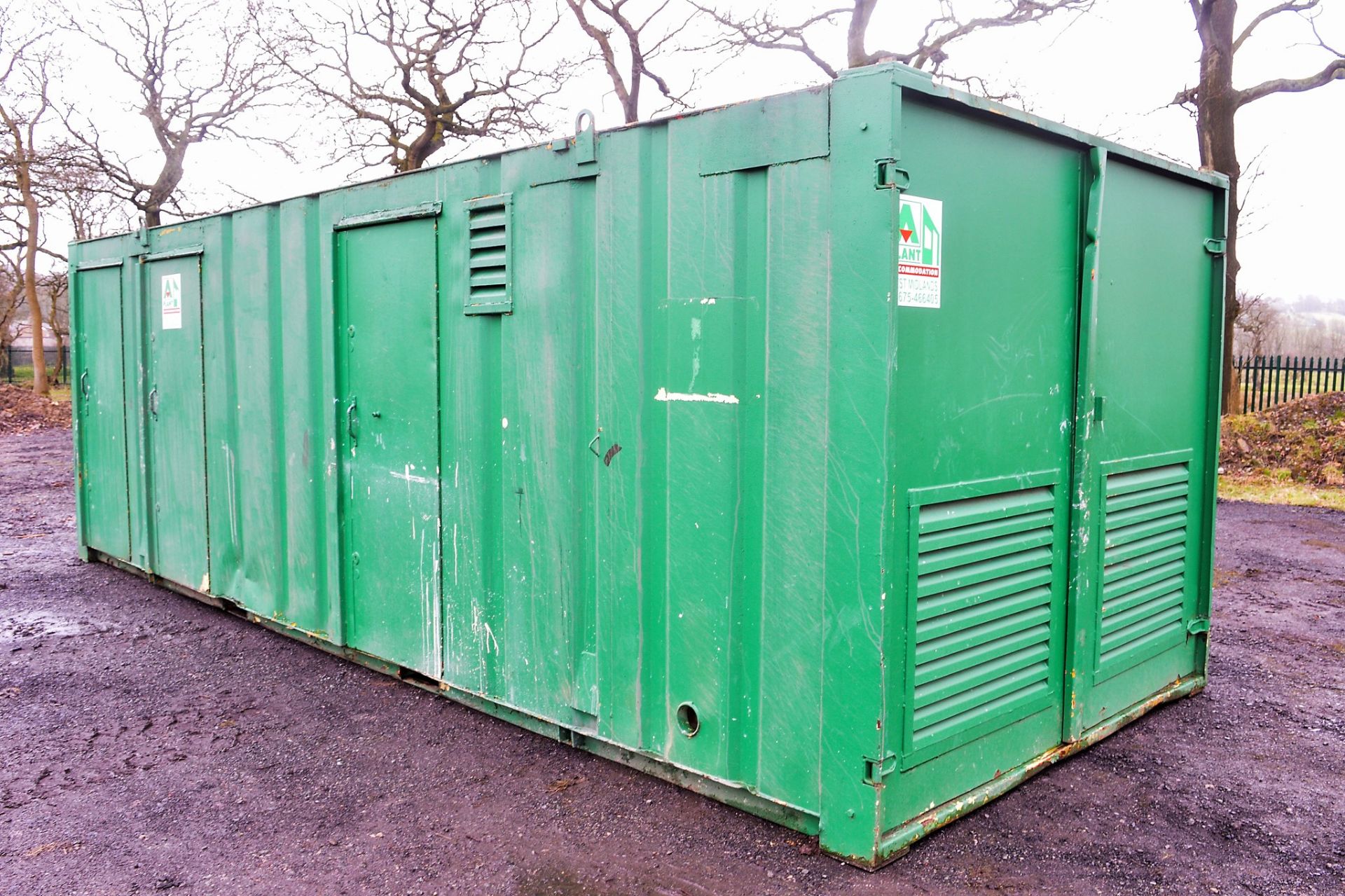 21 ft x 9 ft steel anti vandal welfare site unit comprising of: canteen area, toilet, drying - Image 2 of 10