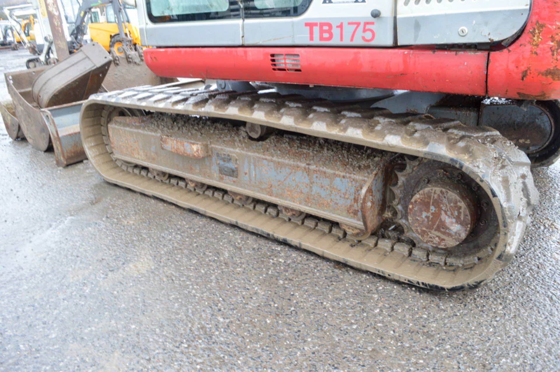 Takeuchi TB175 7.5 tonne rubber tracked excavator Year: 2010 S/N: 301657 Recorded Hours: Not - Image 7 of 12