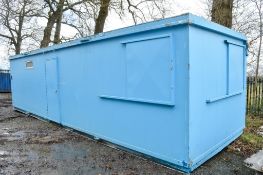32 ft x 9 ft steel anti vandal toilet & office site unit comprising of office room, single