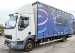 DAF LF 45.150 7.5 tonne curtain sided lorry (Ex BT) Registration Number: BU06 GUG  c/w V5 Document