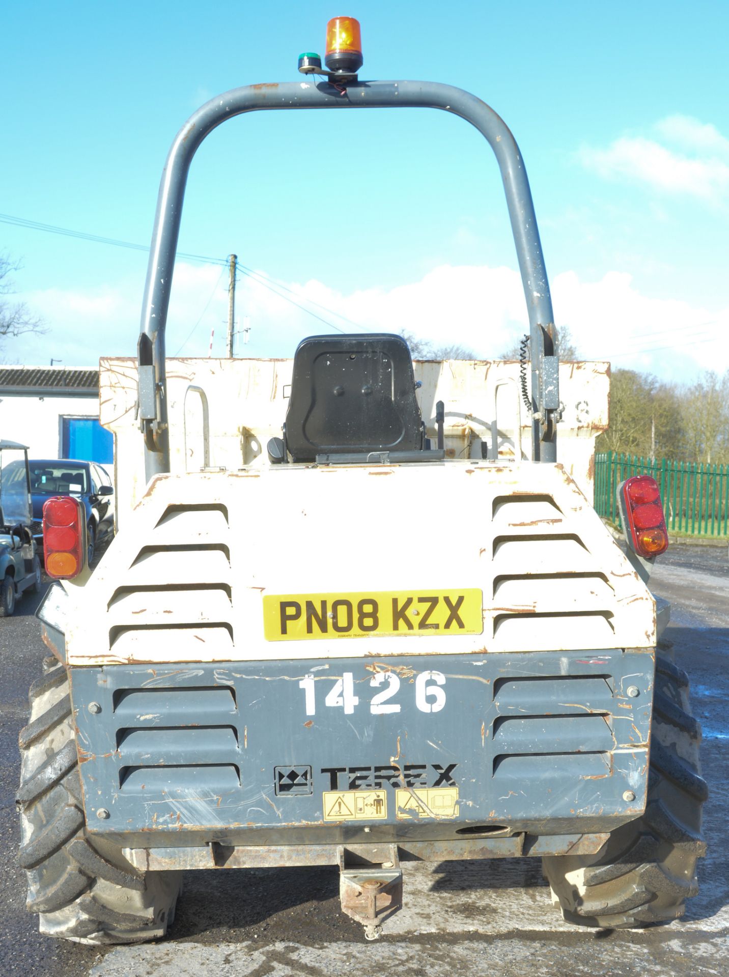 Benford Terex 6 tonne straight skip dumper Year: 2008 S/N: E801FW024 Recorded Hours: Not - Image 6 of 12