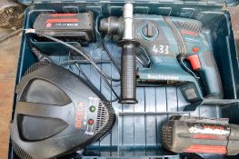 Bosch 36v SDS cordless rotary hammer drill c/w 2 batteries, charger & carry case 3347