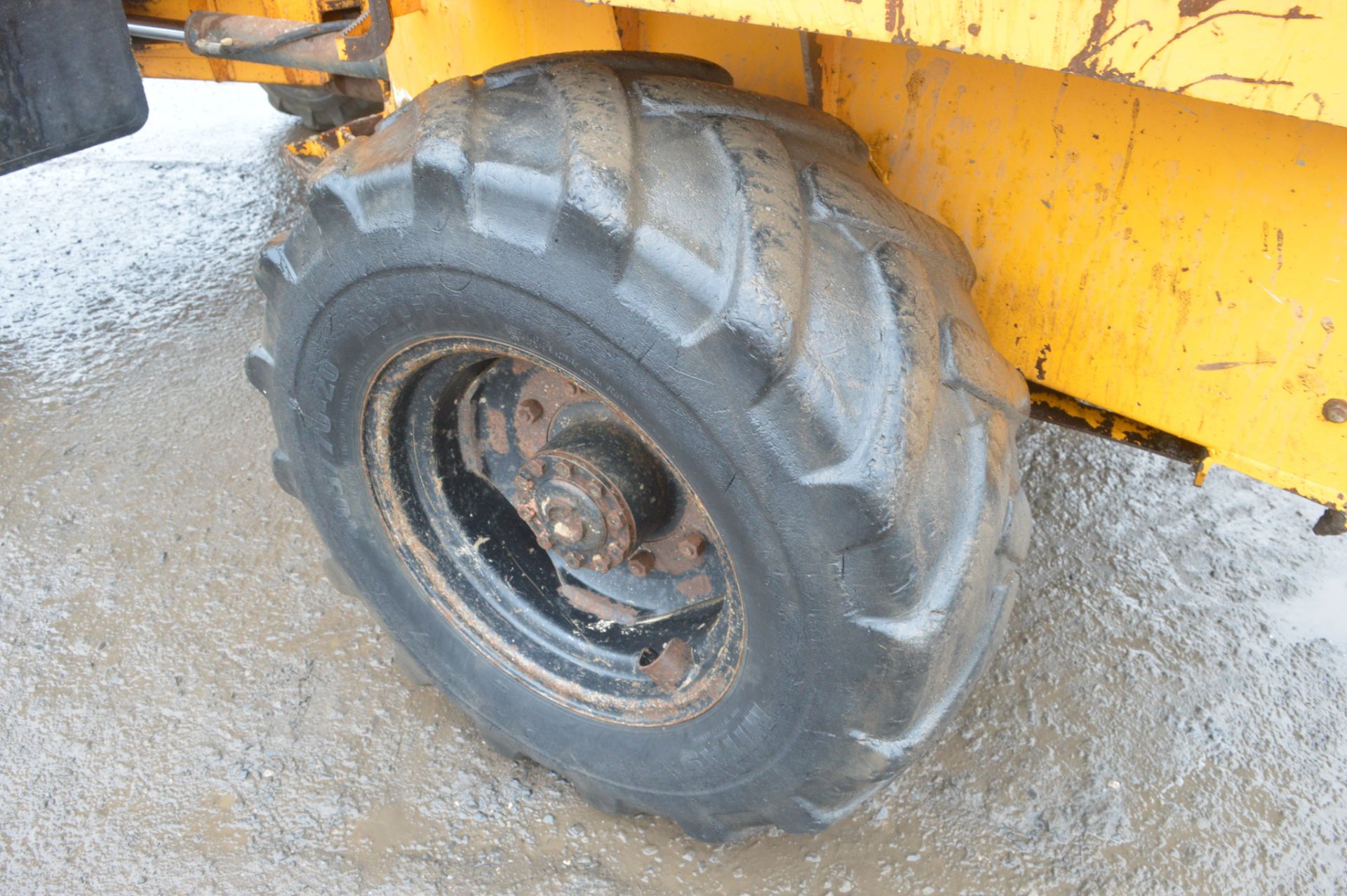 Benford Terex 6 tonne straight skip dumper Year: 2004 S/N: E403EM024 Recorded Hours: Clock blank - Image 8 of 11