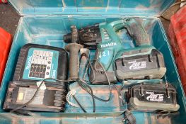 Makita 36v cordless SDS rotary hammer drill c/w 2 batteries, charger & carry case A602171