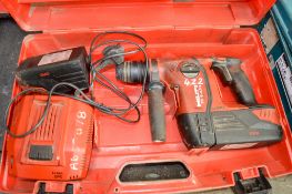 Hilti TE6-A36 cordless SDS rotary hammer drill c/w 2 batteries, charger & carry case A663078