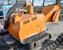 Jensen 528T diesel driven rubber tracked woodchipper Year: 2002 S/N: 5502051224