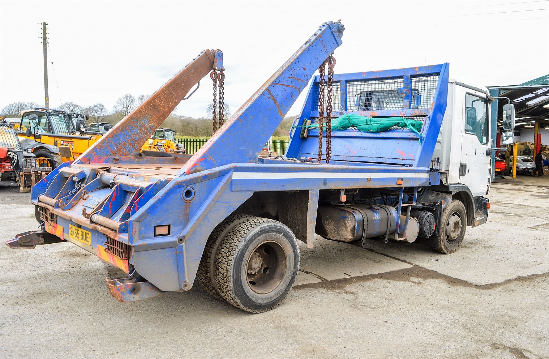 MAN TGL 12 tonne skip loader lorry Registration Number: SN55 BUE Date of Registration: 28/09/2005 - Image 4 of 13