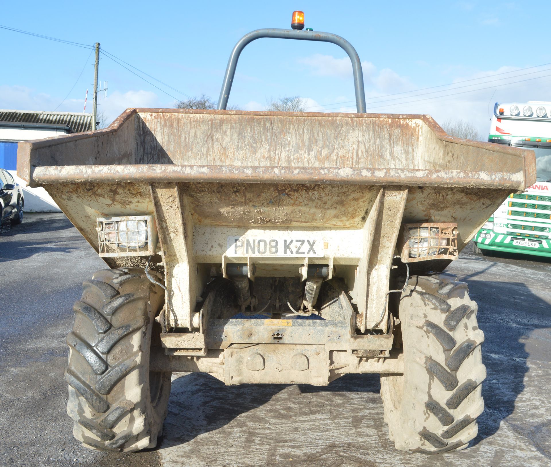 Benford Terex 6 tonne straight skip dumper Year: 2008 S/N: E801FW024 Recorded Hours: Not - Image 5 of 12