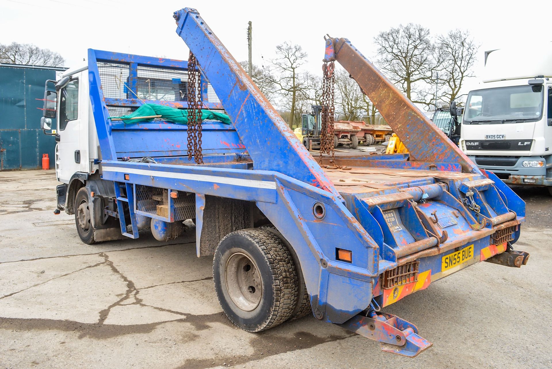 MAN TGL 12 tonne skip loader lorry Registration Number: SN55 BUE Date of Registration: 28/09/2005 - Image 3 of 13