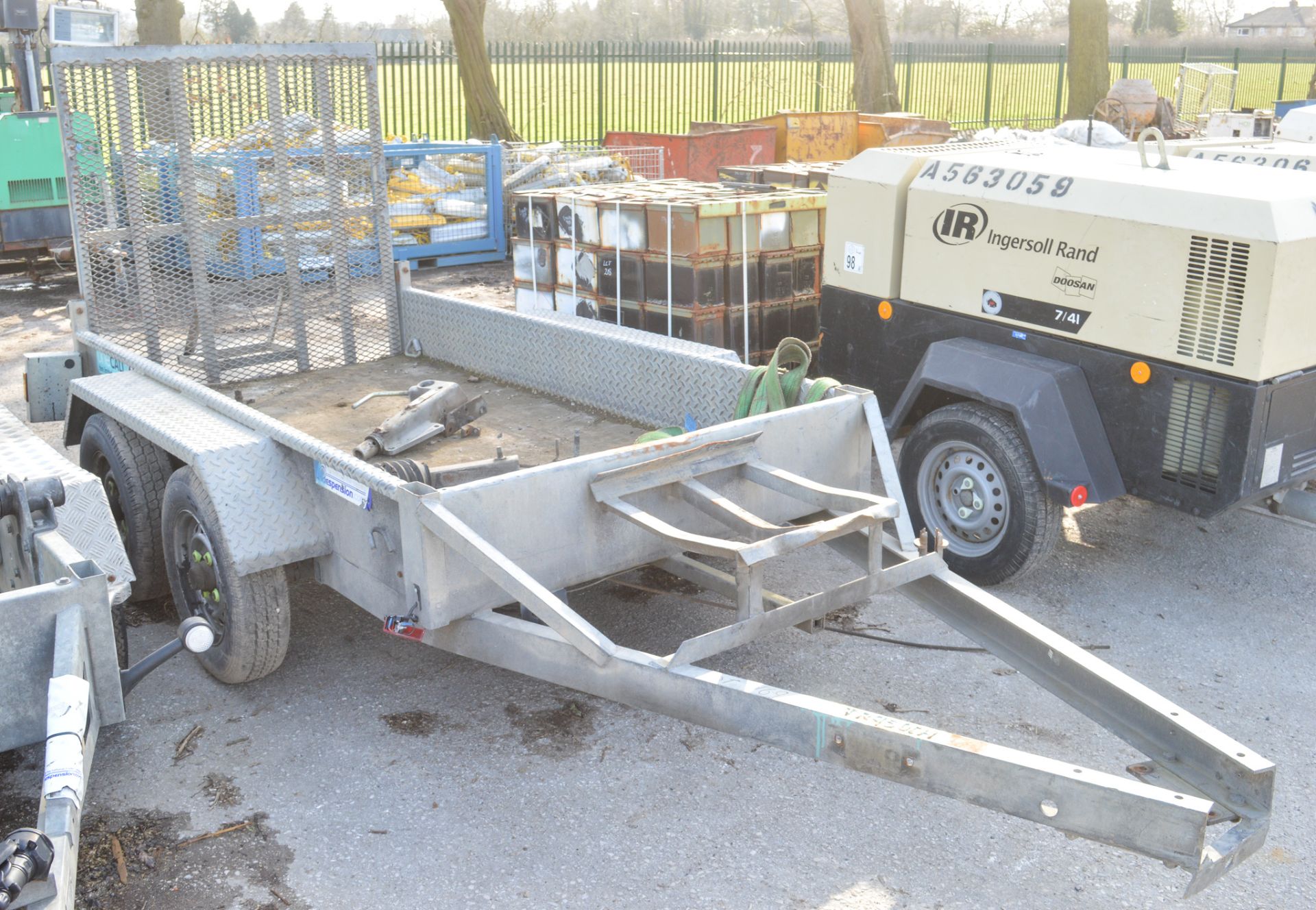 Indespension tandem axle plant trailer **Hitch not fitted ** TR950CH