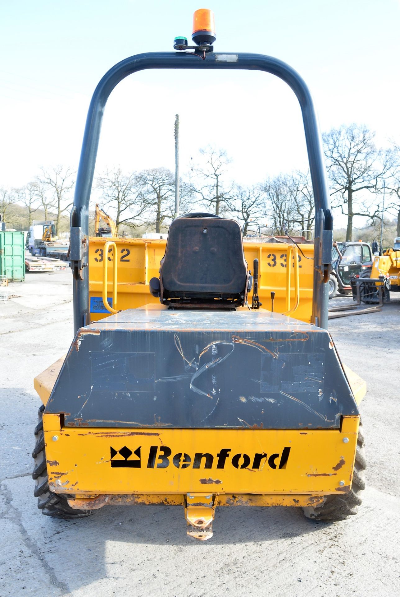 Benford Terex PT3000 3 tonne straight skip dumper Year: 2002 S/N: E207AR158 Recorded Hours: Not - Image 6 of 11