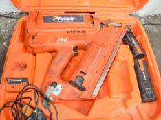 Paslode IM350/90 cordless nail gun c/w 3 batteries, charger & carry case A557816