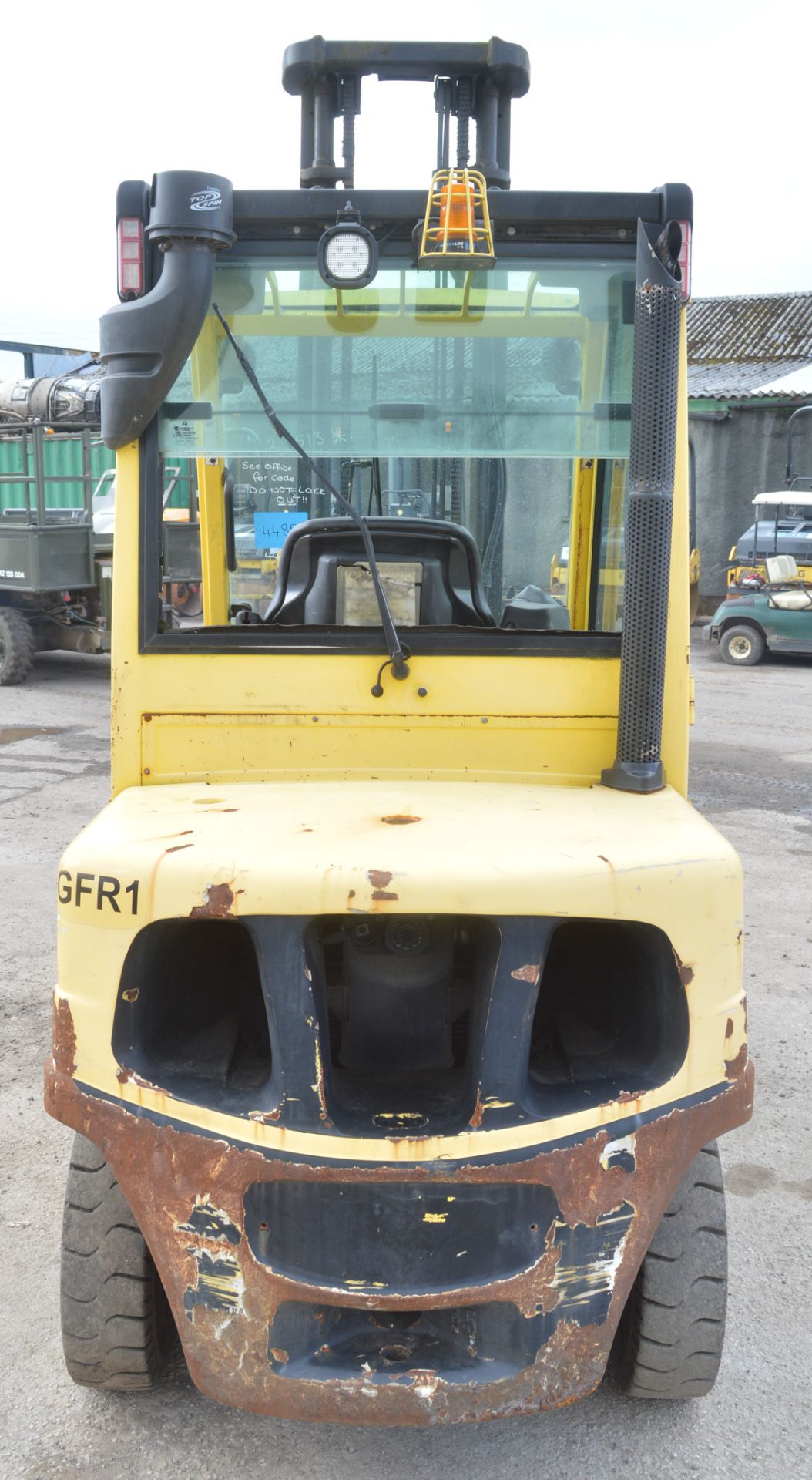 Hyster H3.5FT 3.5 tonne diesel driven fork lift truck  Year: 2012 S/N: L177B37532K Recorded hours: - Image 3 of 8