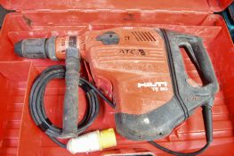 Hilti TE80 110v breaker c/w carry case A558291