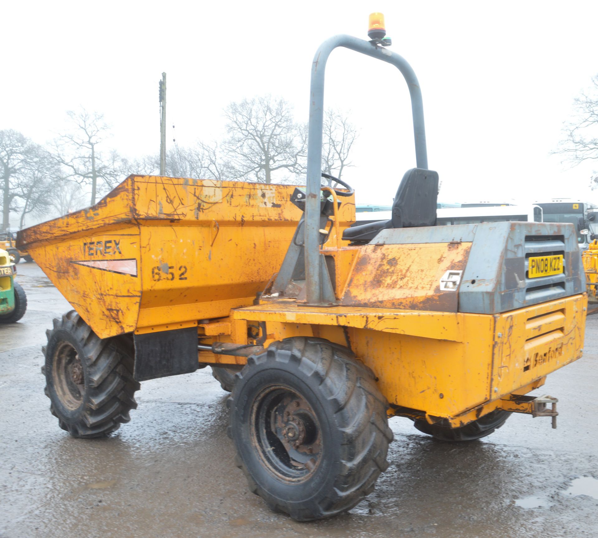 Benford Terex 6 tonne straight skip dumper Year: 2004 S/N: E403EM024 Recorded Hours: Clock blank - Image 4 of 11