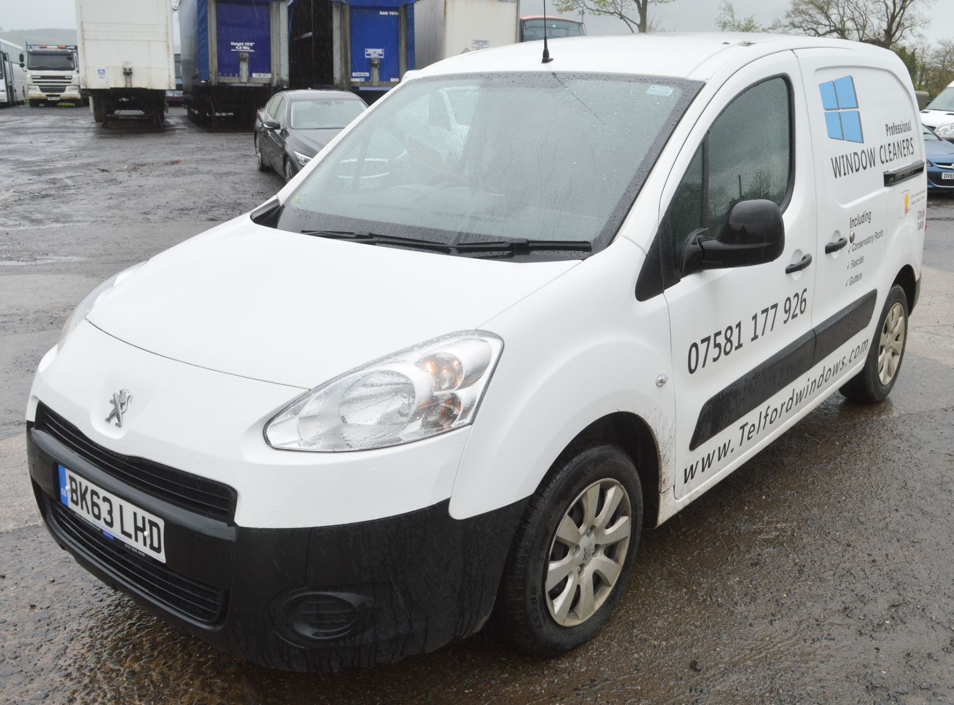 Peugeot Partner 625 Professional HDi panel van Registration Number: BK63 LHD Date of registration: