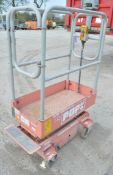 Pop Up Push 8 Eco battery electric scissor lift access platform Year: 2008 S/N: 3840 POP3