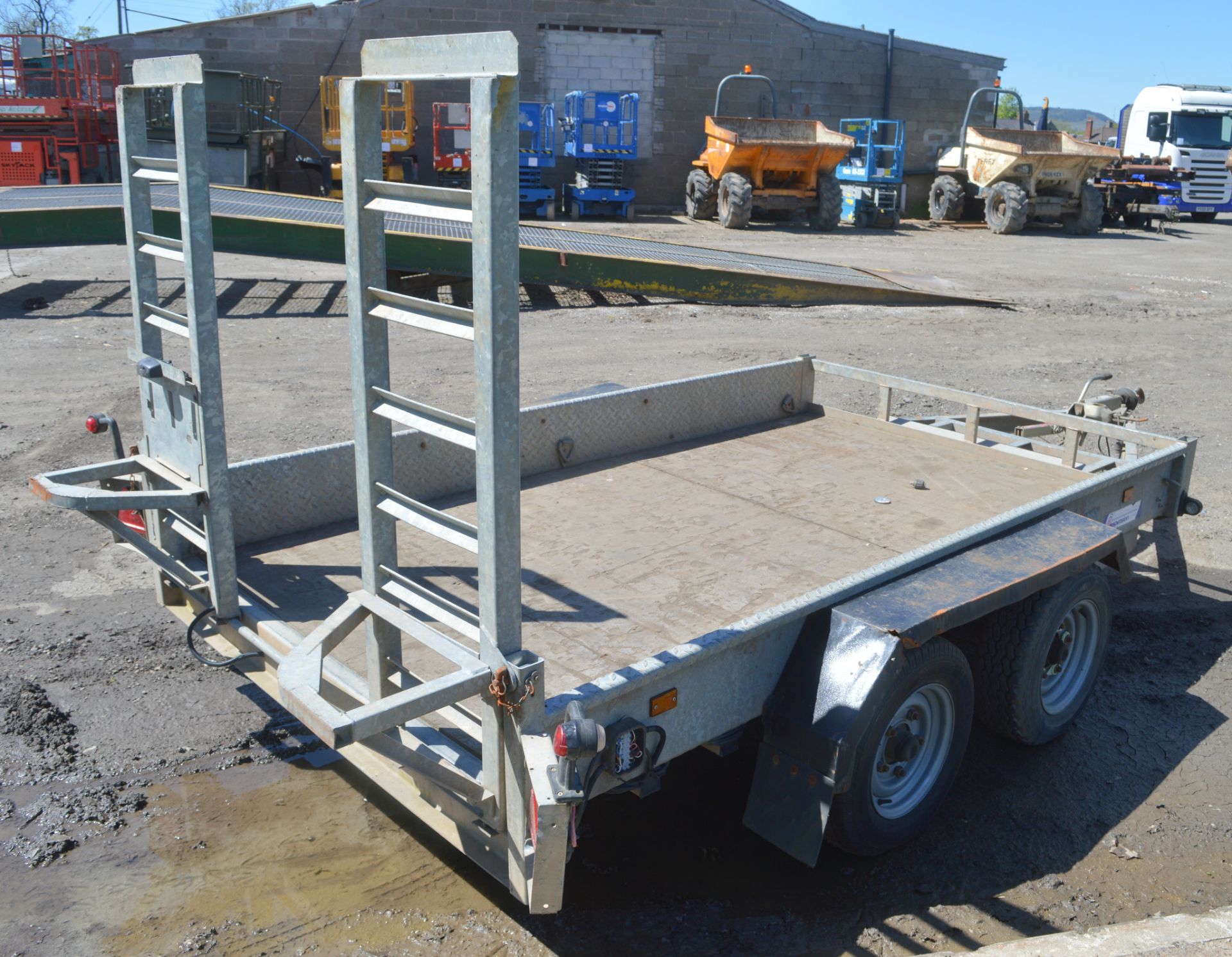 Indespension 10 ft x 6 ft tandem axle plant trailer  S/N: 111476 - Image 2 of 2