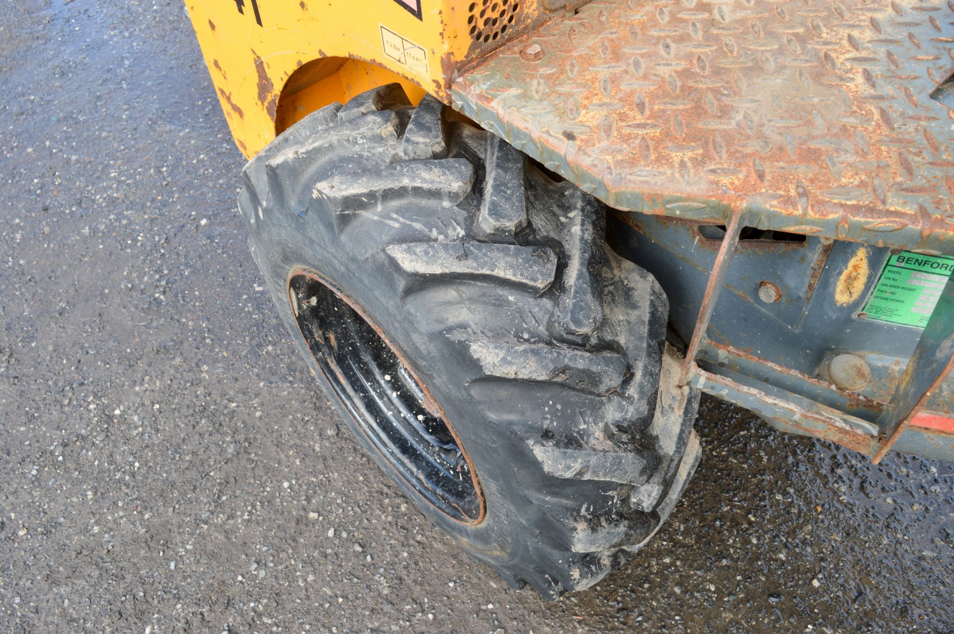 Benford Terex HD1000 1 tonne hi-tip dumper Year: 2005 S/N: E502HM166 Recorded Hours: 1772 D341 - Image 10 of 11