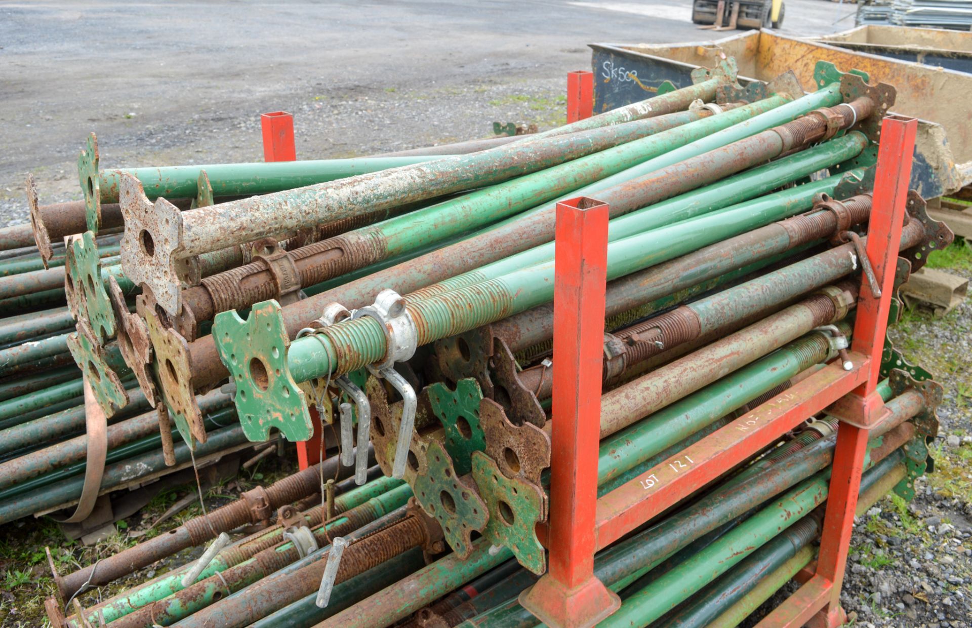 Stillage of approximately 35 builders props