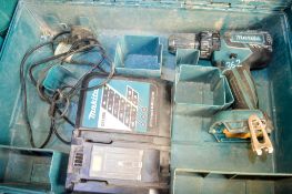 Makita 18v cordless power drill c/w charger & carry case **No battery** A664919