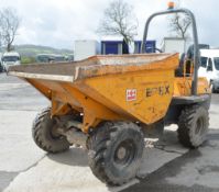 Benford Terex PT3000 3 tonne straight skip dumper  Year: 2007 S/N: E703FR072 Recorded hours: 1807