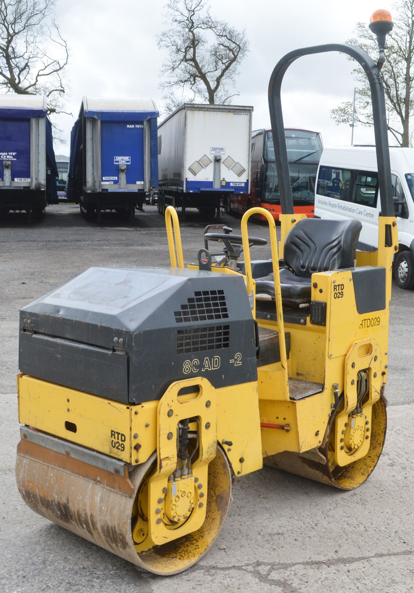 Bomag BW80AD-2 double drum ride on roller  Year: 2006 S/N: 426052 Recorded hours: 869 RTD029