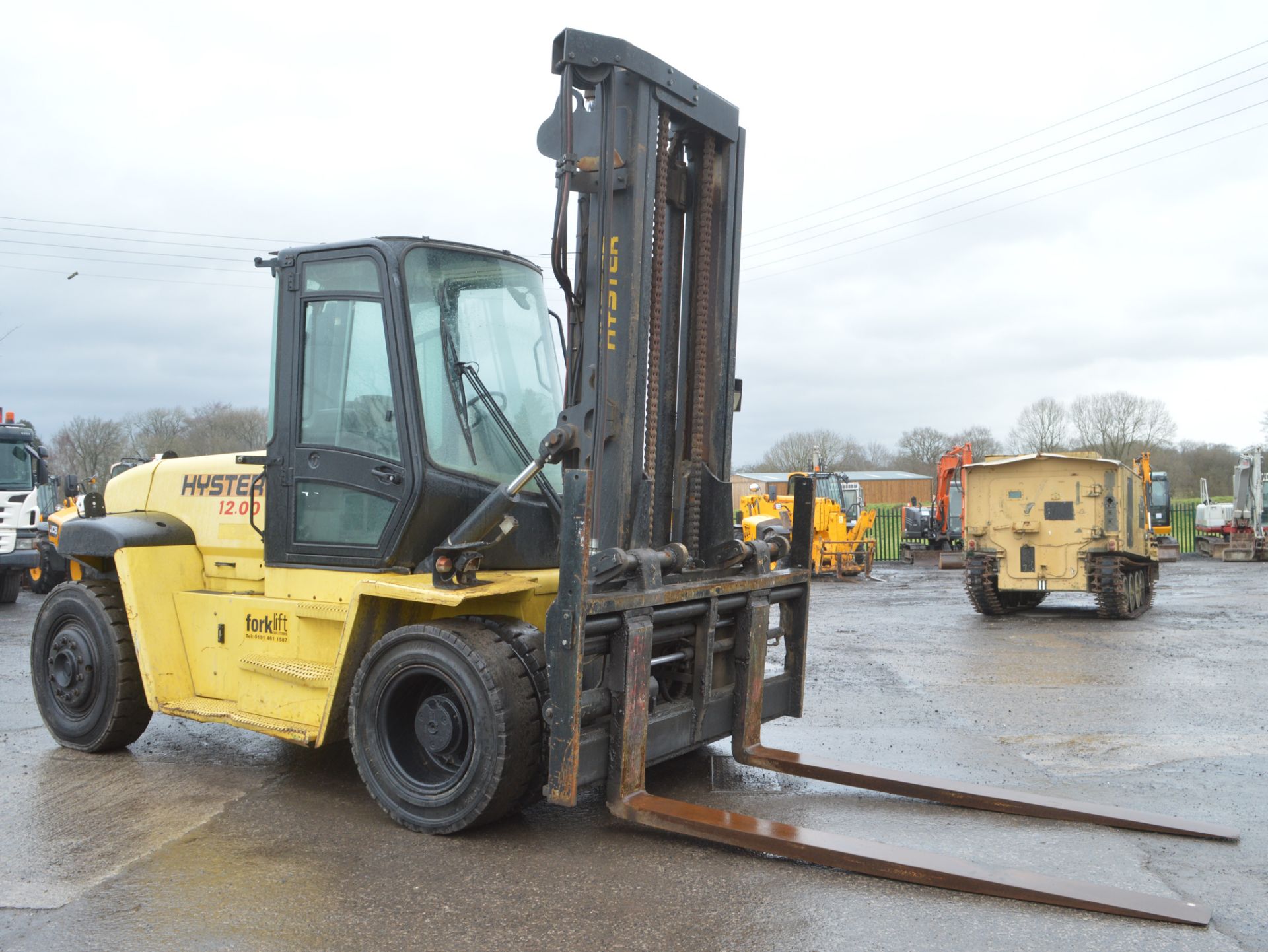 Hyster H12.00 XM 12 tonne fork lift truck Year: 2006 S/N: G007E02911D Recorded hours: 5244 - Image 6 of 10