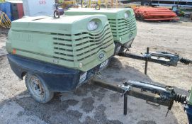 Sullair 48K diesel driven mobile air compressor Year: 2007 S/N: 48869 Recorded Hours: 444