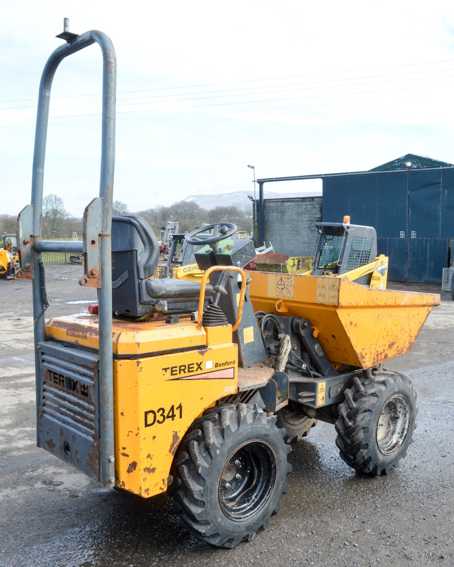 Benford Terex HD1000 1 tonne hi-tip dumper Year: 2005 S/N: E502HM166 Recorded Hours: 1772 D341 - Image 4 of 11