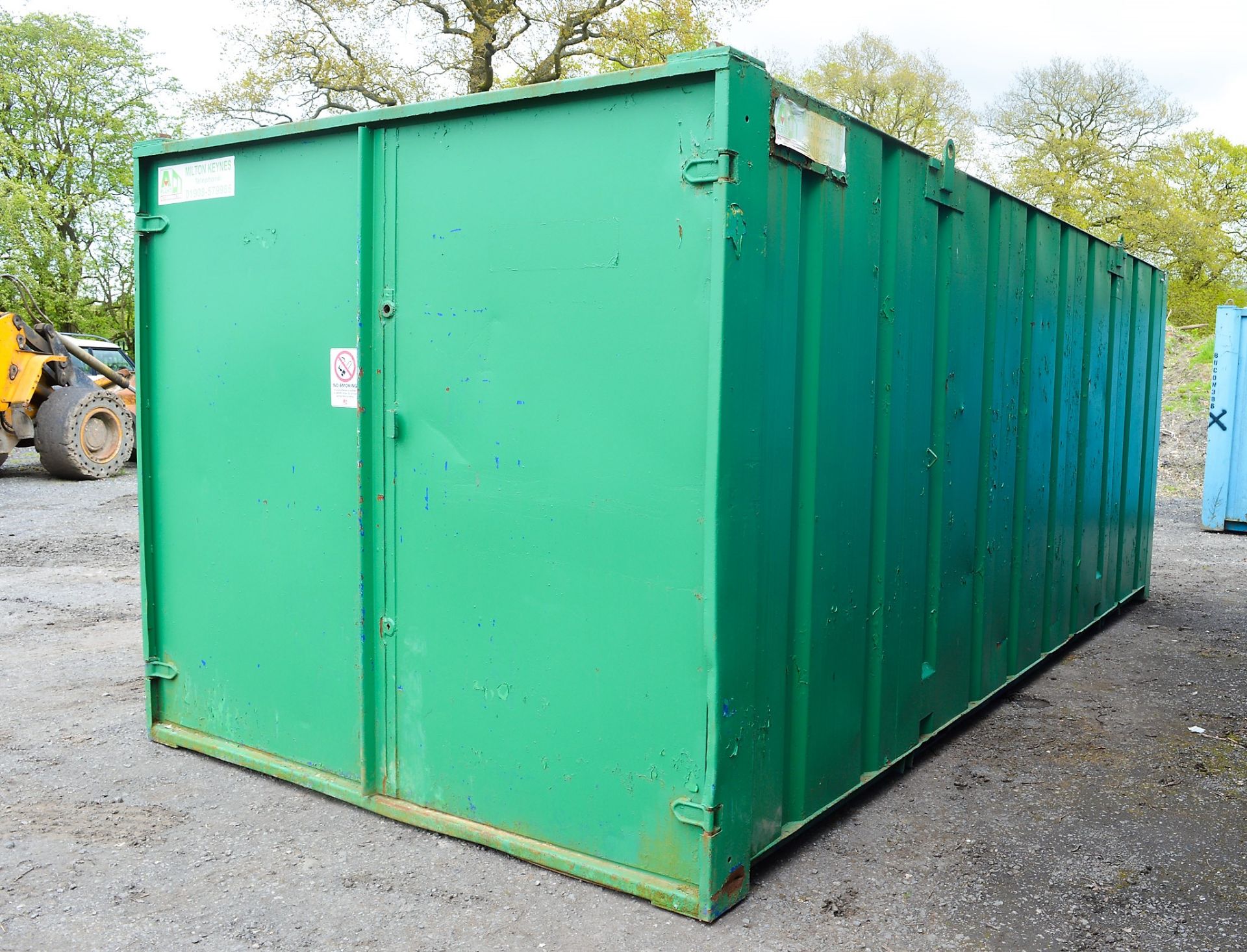 21 ft x 9 ft steel anti vandal office/store site unit c/w keys A207429 - Bild 3 aus 7